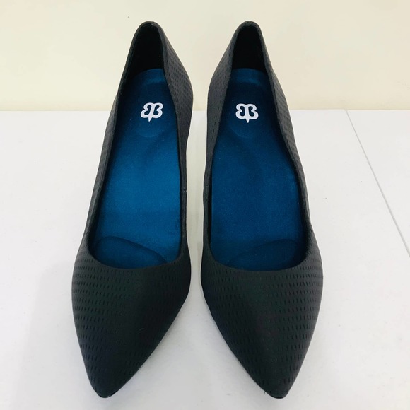 Betabrand Mile Marker Gray Pointed Toe Heels Pumps Women's Size 10.5 - Picture 5 of 8